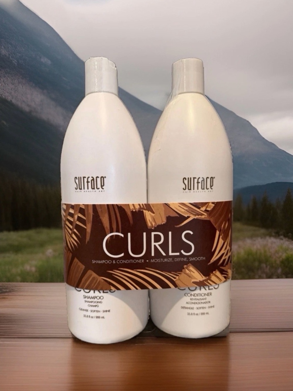 SURFACE ~Curls Shampoo & Conditioner ~33.8oz. Duo Set ~BRAND NEW! ~MSRP: $160